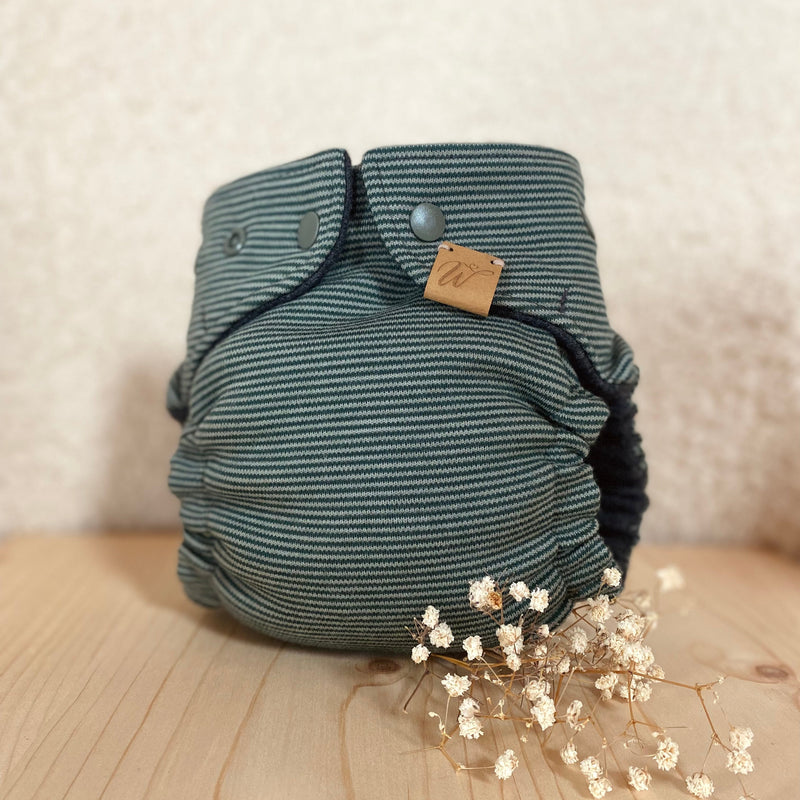 WickelArt Wollüberhose OneSize Waldfrosch vorne