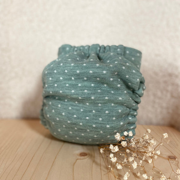 WickelArt Wollüberhose OneSize Schneeflöckli hinten