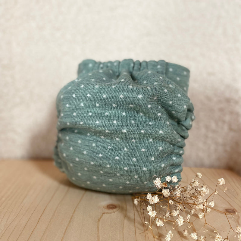 WickelArt Wollüberhose OneSize Schneeflöckli hinten