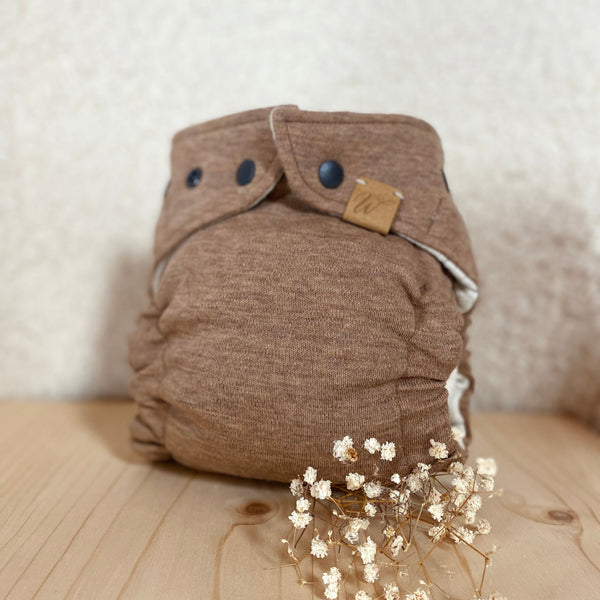 WickelArt Wollüberhose OneSize  Haselnuss vorne