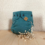 WickelArt Wollüberhose Mini Gletschersee vorne