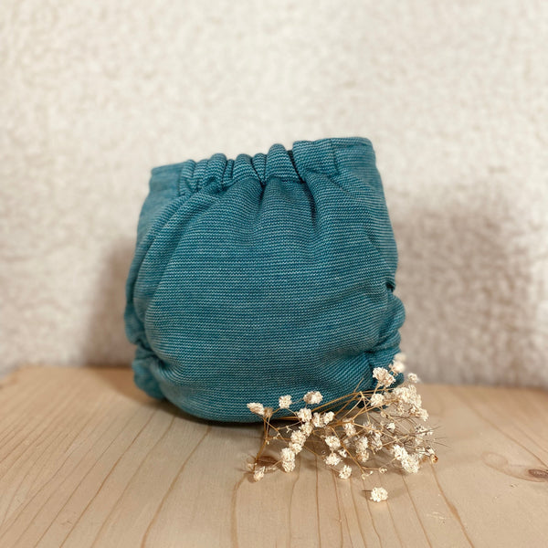 WickelArt Wollüberhose Mini Gletschersee hinten