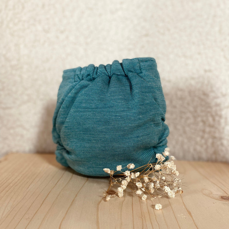 WickelArt Wollüberhose Mini Gletschersee hinten