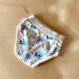 PetitLulu Fluffy Organic Trainingspants back - good night