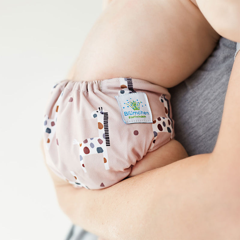BLÜMCHEN Pocketwindel Bambus OneSize ohne Saugeinlage | WickelArt