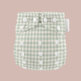 Stoffwindel ModernClothNappies Sage Gingham