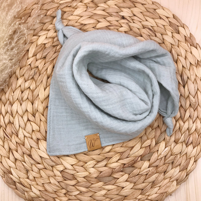 WICKELART Dreieckstuch aus Bio-Musselin