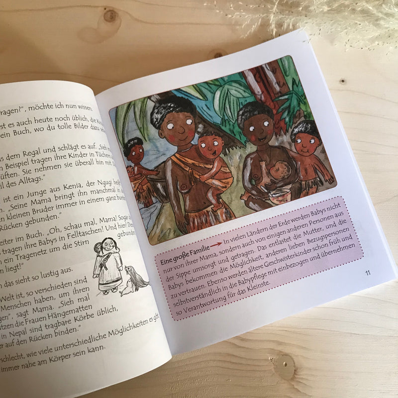 Kindersachbuch zum Thema Tragen