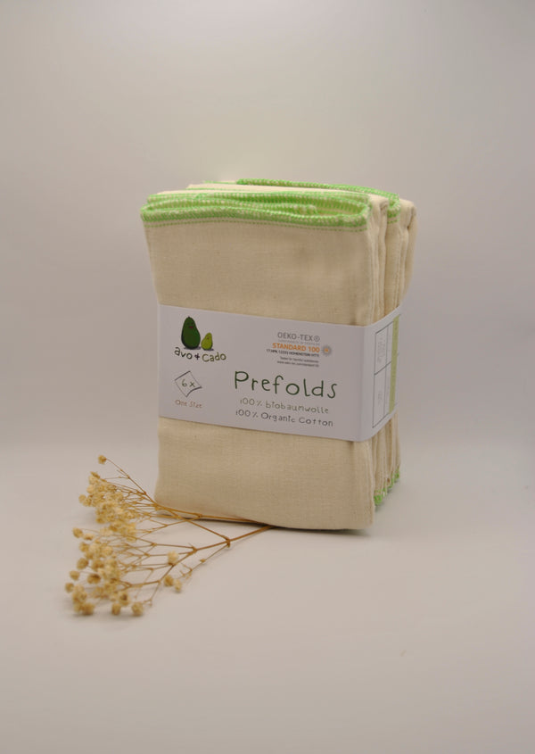 AVO&CADO Prefold aus Bio-Baumwolle | WickelArt