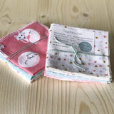 MIAMALINA Waschlappen 3er-Set