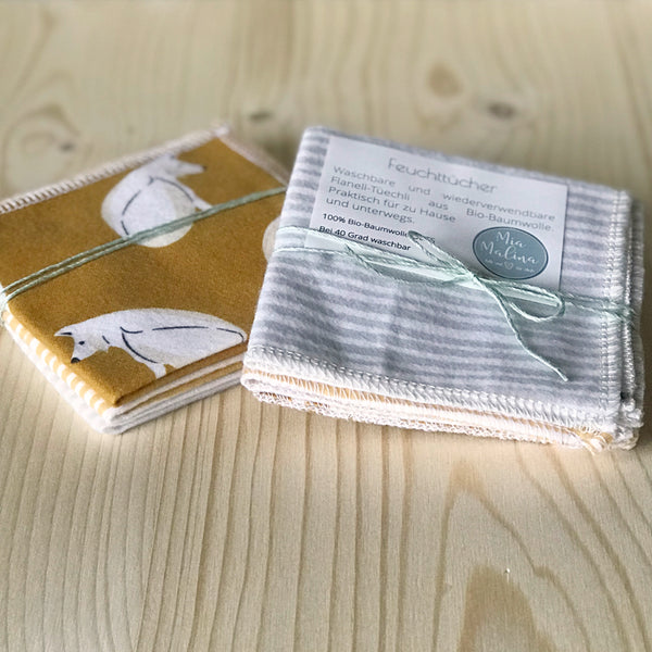 MIAMALINA Waschlappen 3er-Set