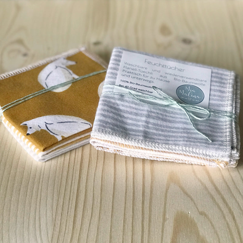 MIAMALINA Waschlappen 3er-Set